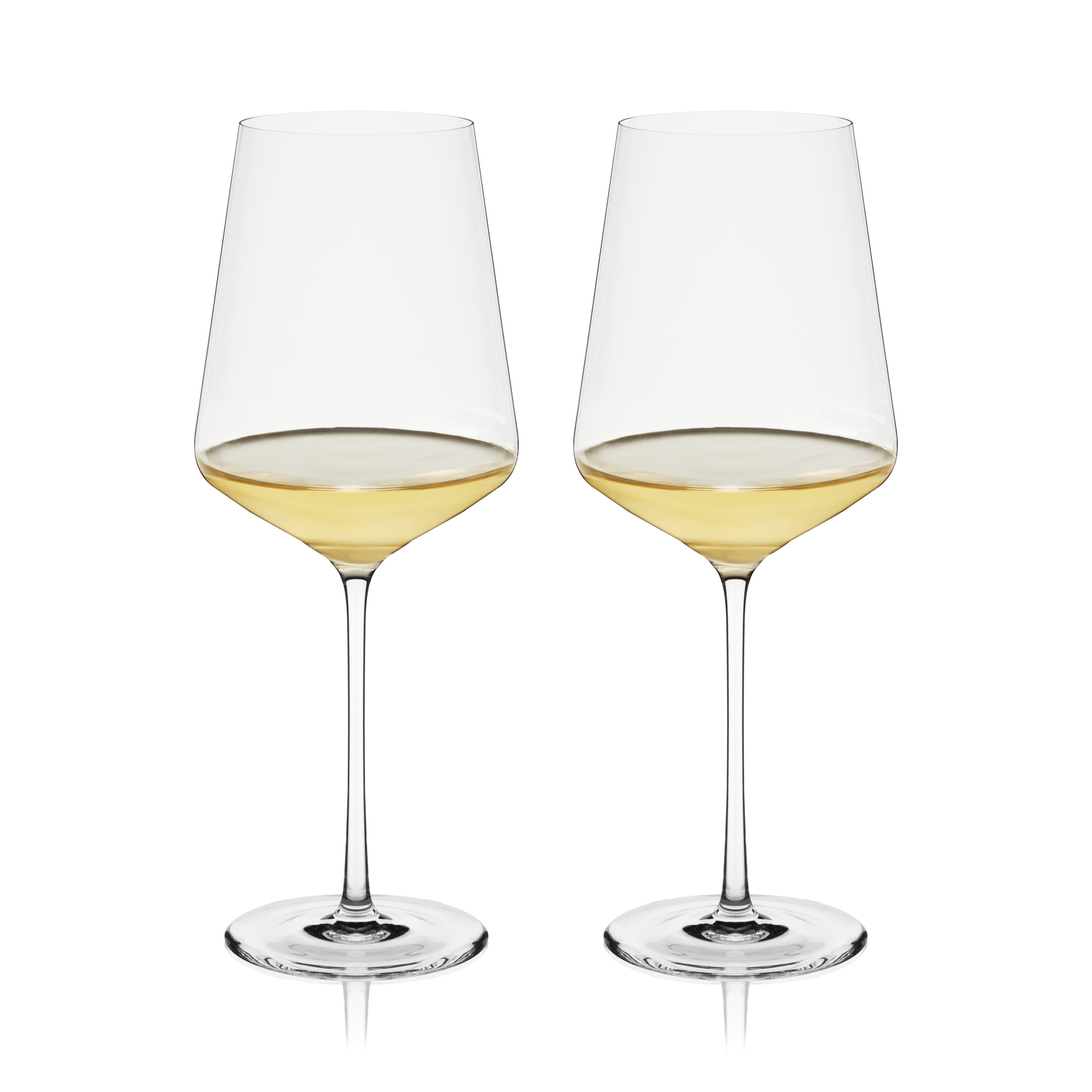 Premium Liminal Universal Wine Glasses Set of 2 - Elegant Stemware for Red & White Wines - Perfect for Dinner Parties, Romantic Dates & Home Entertaining