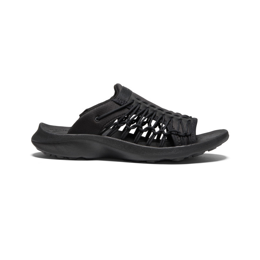 UNEEK SNK Slide Sandals for Men - Black/Black | Comfortable & Lightweight Slides for Casual Wear, Beach, Pool & Outdoor Activities