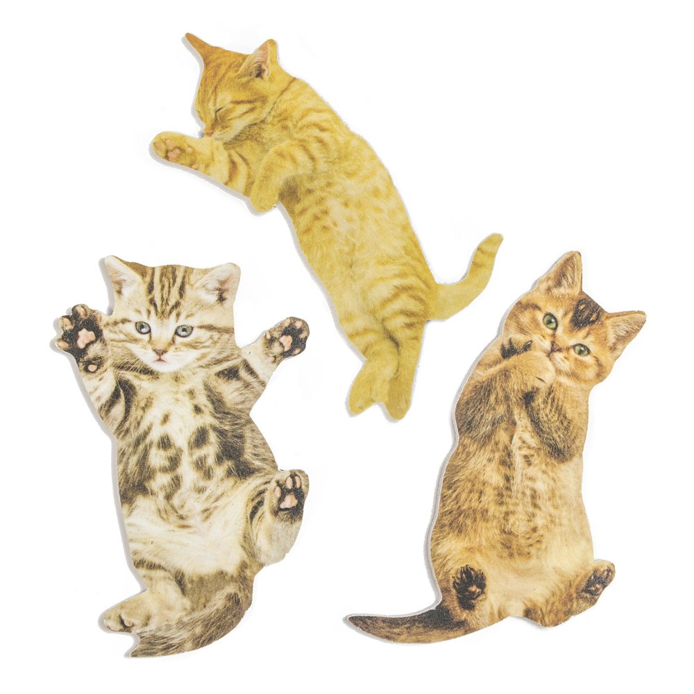 Cat Nail Files Set - Natural & Fake Nail Buffer, Manicure Kit with Nail Files | Perfect for Girls Party Favors, Hen Night Gifts & Women's Novelty Presents | At-Home Nail Care & Spa Day Essential