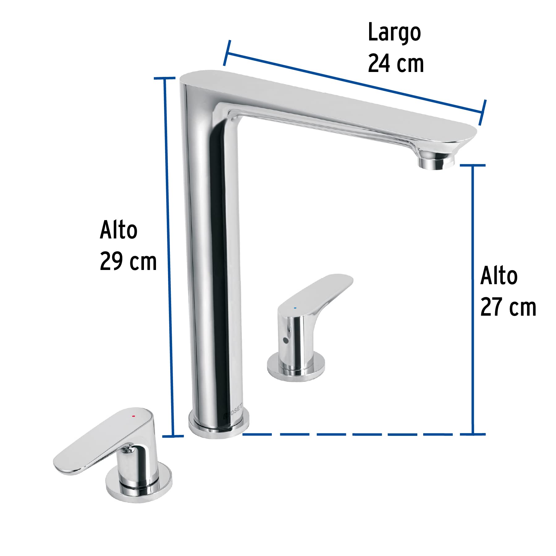 Premium Riviera High Collar Sink Mixer - Modern Kitchen Faucet with Pull-Down Sprayer for Easy Dishwashing & Food Prep