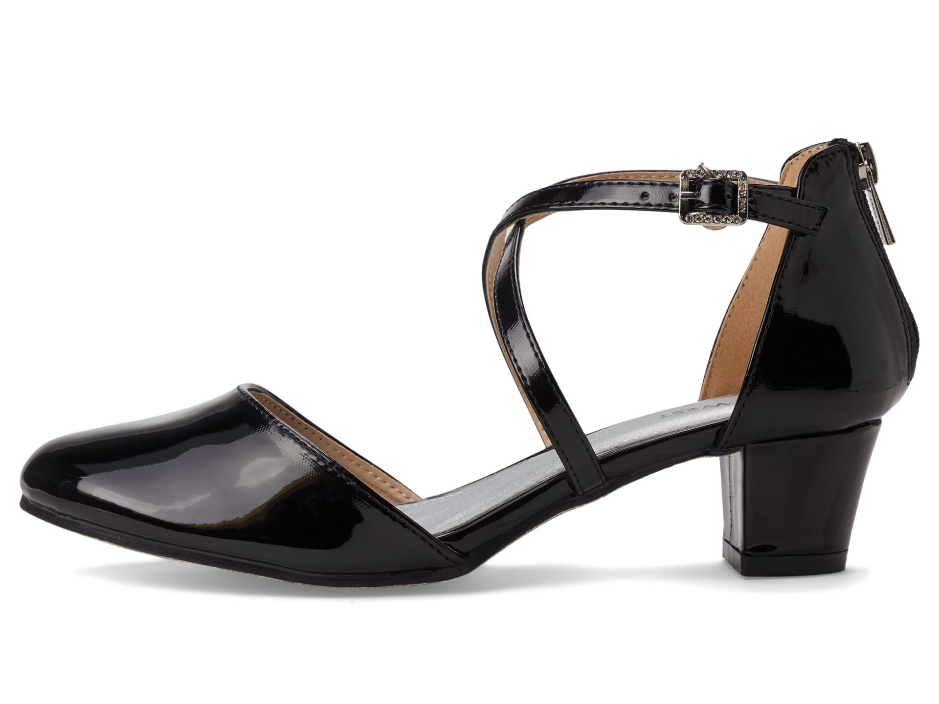 Nine West Girls Mia Black Sneakers for Little Kids & Big Kids - Comfortable School Shoes for Everyday Wear