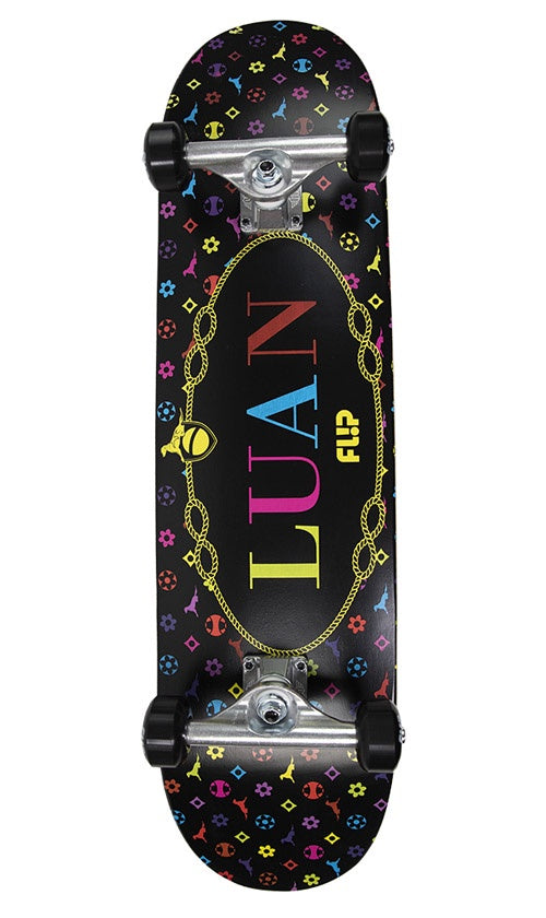 Flip CMYK Luan Oliveira Pro Skateboard Deck - 7.875 Inch Width - Perfect for Street Skating & Tricks | Durable Maple Wood Construction for Smooth Rides