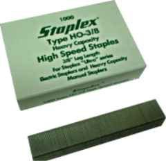 10 Pack Heavy Duty HO Staples (3/8 Inch) - Ideal for Upholstery, Carpentry & DIY Home Projects