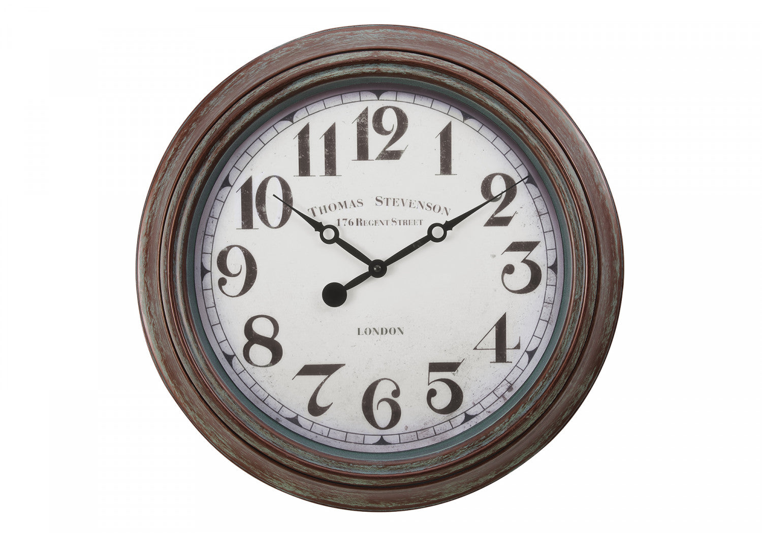 Allure Clock - Elegant Brown Wooden Wall Clock for Home & Office Decor | Perfect for Living Room, Bedroom, and Workspace