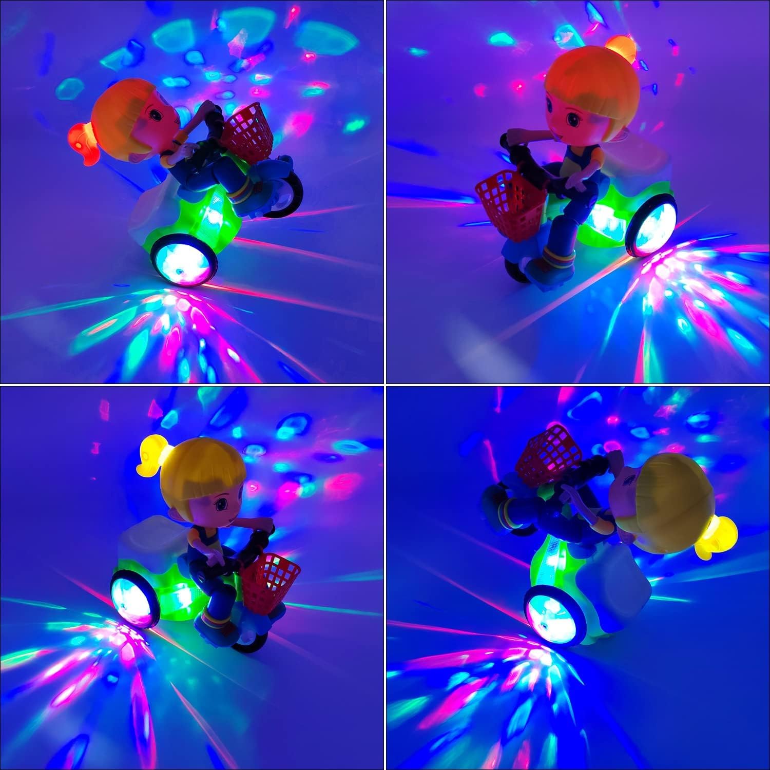 **Stunt Tricycles for Kids - Push Pull Toys for Toddlers Age 2+ | Cool Pre-K Tricycle Ride-On Toy | Birthday Gifts for Boys & Girls | Outdoor Play & Backyard Fun**