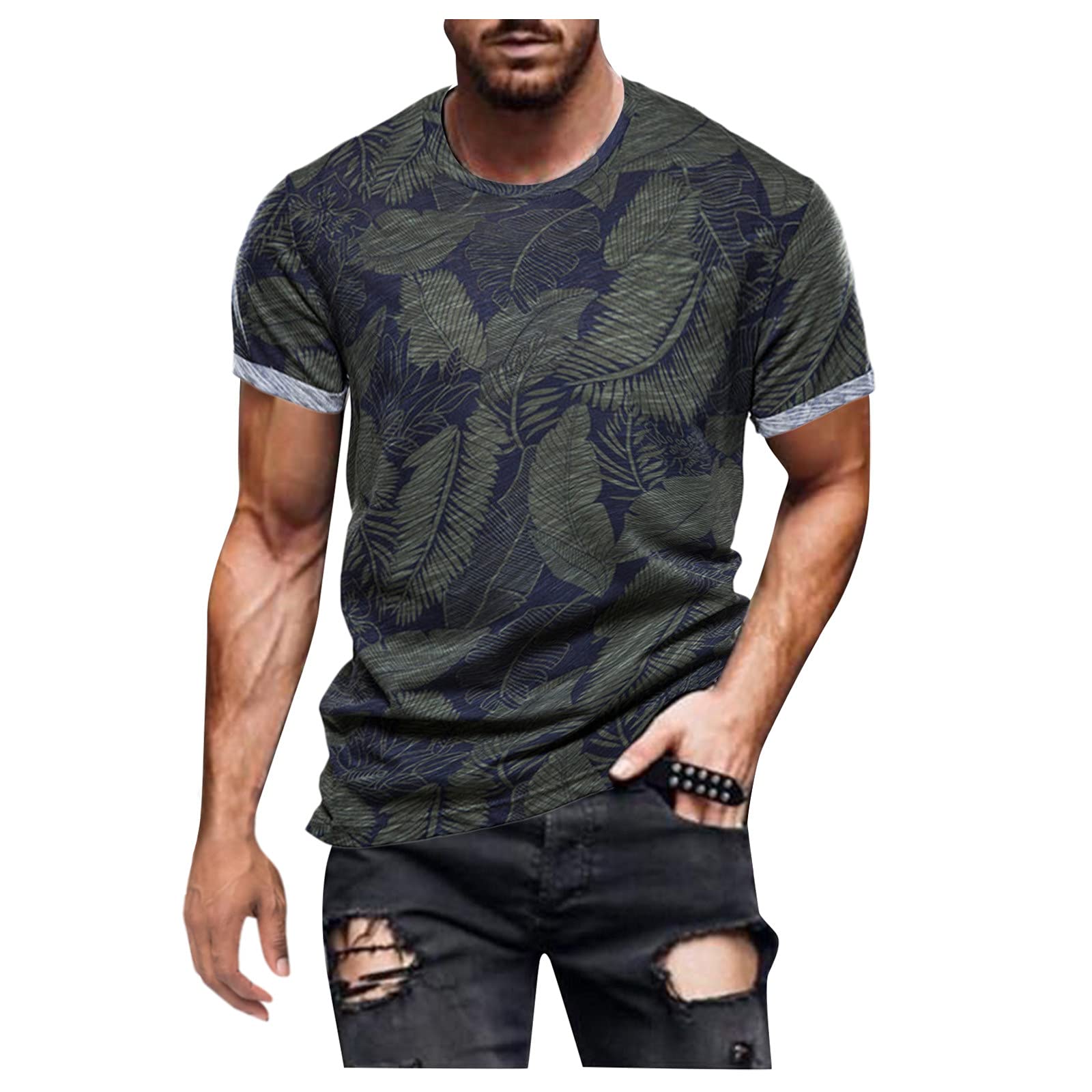 Men's Muscle Fit Gym Workout Athletic T-Shirt - Retro Short Sleeve Tee with Button Down Collar | Perfect for Weight Training, Bodybuilding & Casual Wear