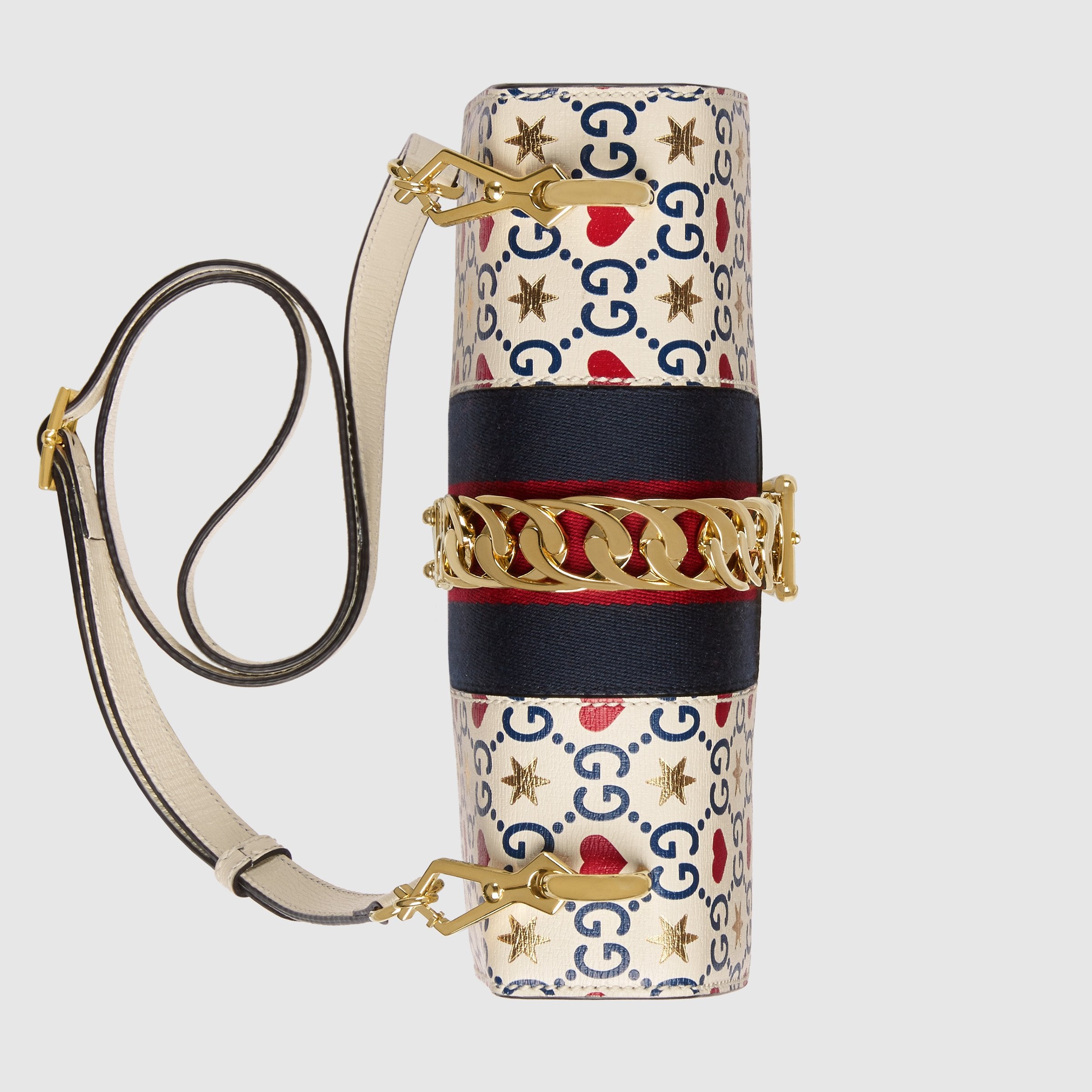 Gucci Sylvie Small Shoulder Bag for Women - Luxury Leather Crossbody Purse for Valentine's Day, Date Night & Special Occasions