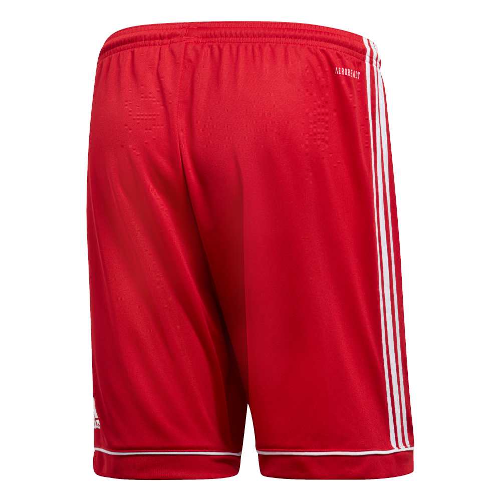 Adidas Youth Squadra 17 Soccer Shorts - Red/White - Breathable Athletic Shorts for Boys - Perfect for Training, Games & Casual Wear