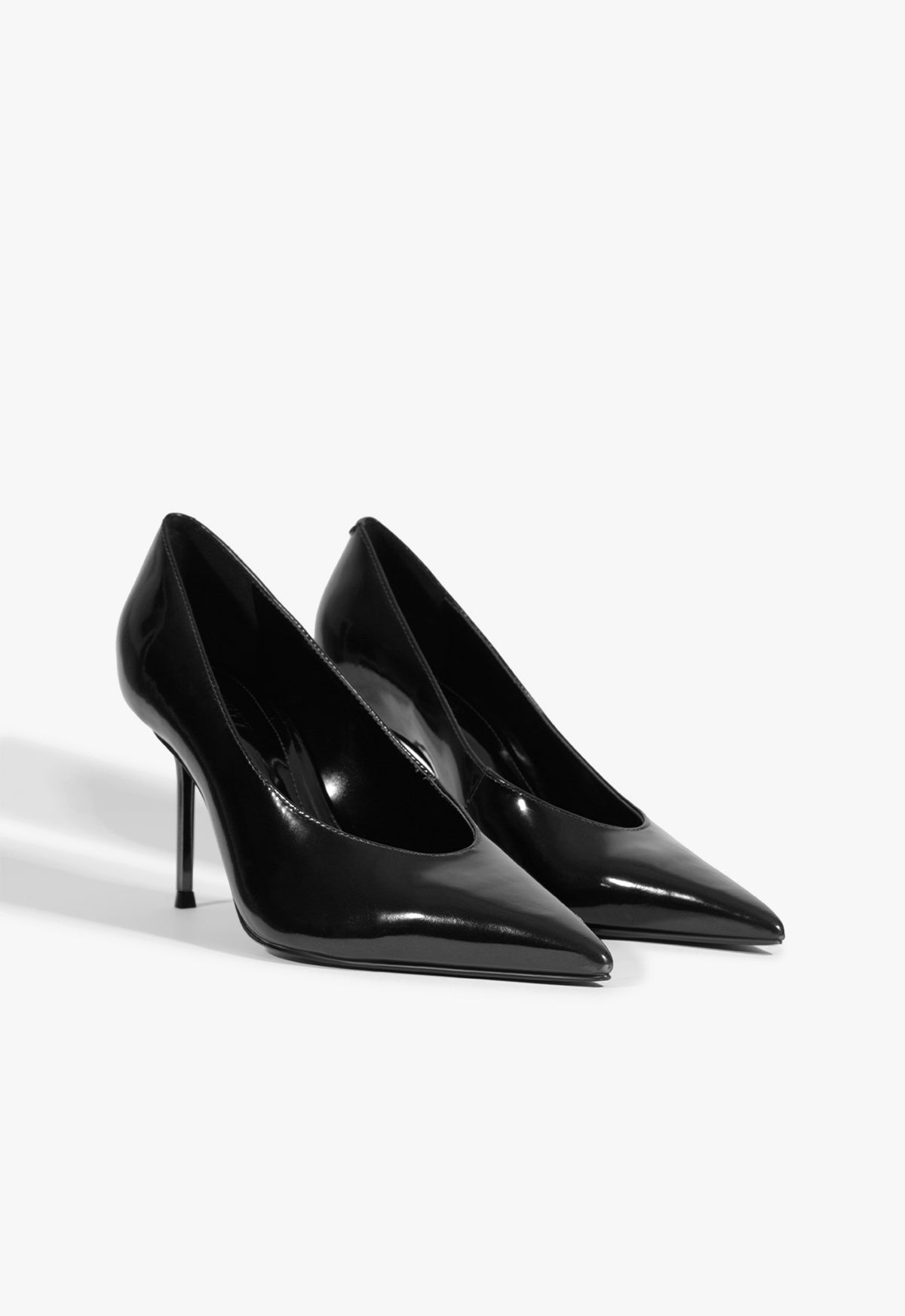 Alicia Patent Leather Pump Women's Mid Heel Dress Shoes - 2.4 Inch Heel Height, Style S2209500180003 - Perfect for Office, Parties & Special Occasions