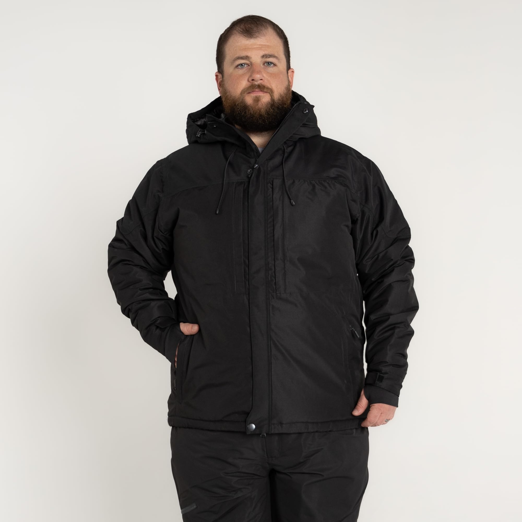 Men's Big & Tall Snow Ski Jacket 2XL-7XL - Insulated Waterproof Winter Coat for Mountaineering & Snowboarding - Perfect for Ski Resorts & Cold Weather Adventures