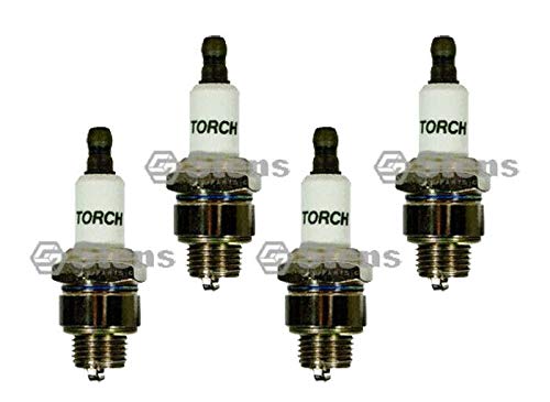 Stens 131-007-4PK Replacement Spark Plugs - 4 Pack | Compatible with Lawn Mowers, Tractors & Small Engines | High Performance Ignition Plugs for Outdoor Power Equipment