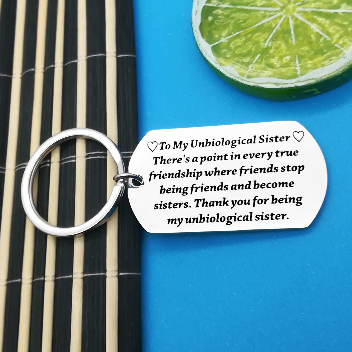 Best Friend Keychain - Thank You Gift for Best Friends, Friendship Appreciation Keyring - Perfect for Christmas, Graduation, Birthday Gifts - Ideal for Best Friends, Sisters & Close Friends - Express Gratitude with This Thoughtful Present