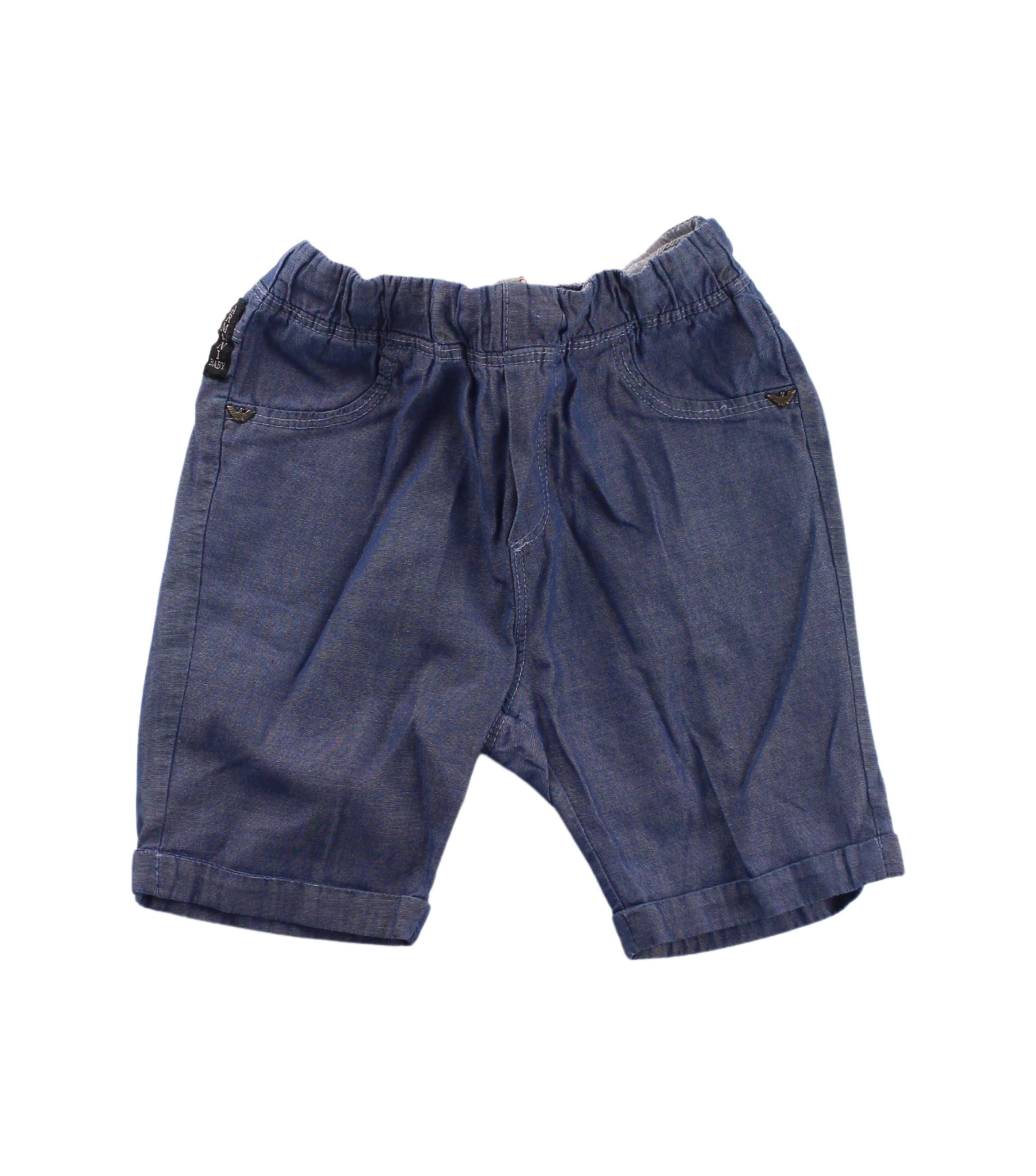 Armani Baby Boys' Cotton Shorts 6-12 Months - Comfortable & Stylish for Summer Playtime and Outdoor Adventures