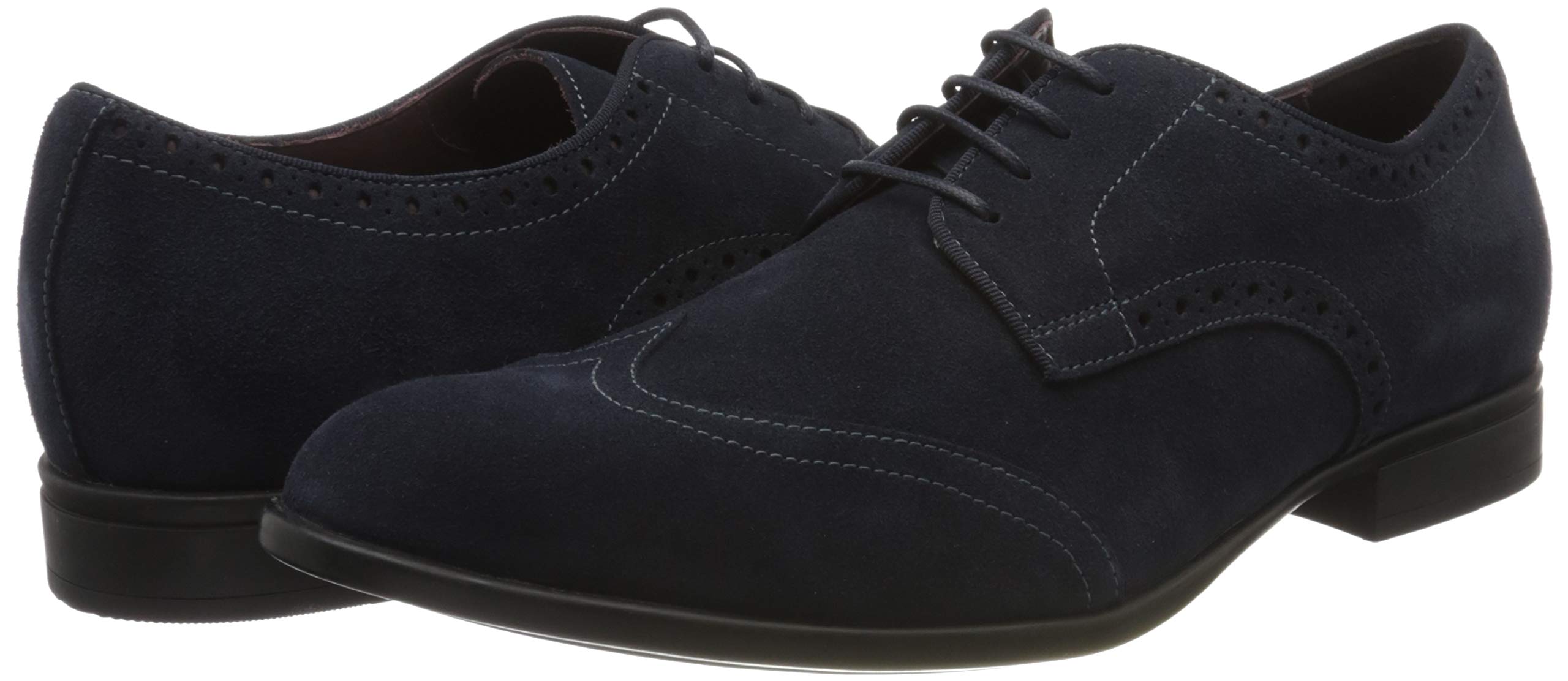 Geox Men's Iacopo Derby Lace Up Shoes - Classic Formal & Business Casual Dress Shoes for Office, Wedding & Special Occasions