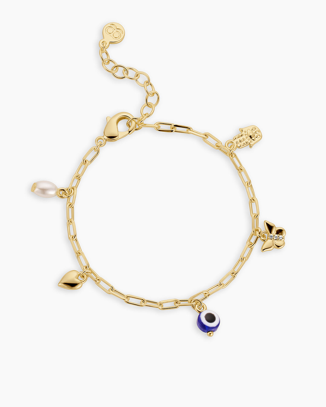 Mini Charm Bracelet for Women - Elegant Adjustable Link Bracelet for Friendship, Gifts & Everyday Wear | Perfect for Layering & Special Occasions