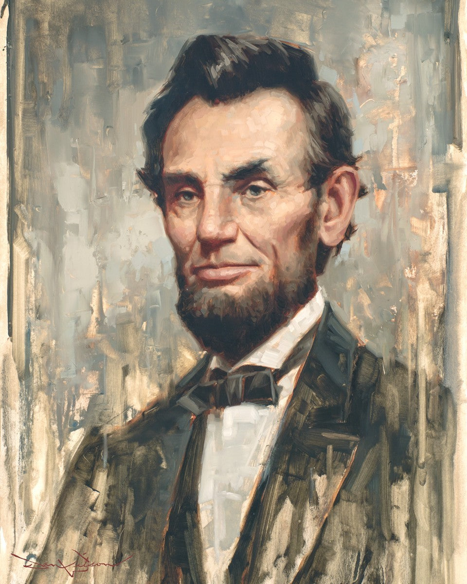Lincoln Gallery Wrap Canvas - High-Quality Framed Wall Art for Home & Office Decor | Perfect for Living Room, Bedroom & Office Spaces