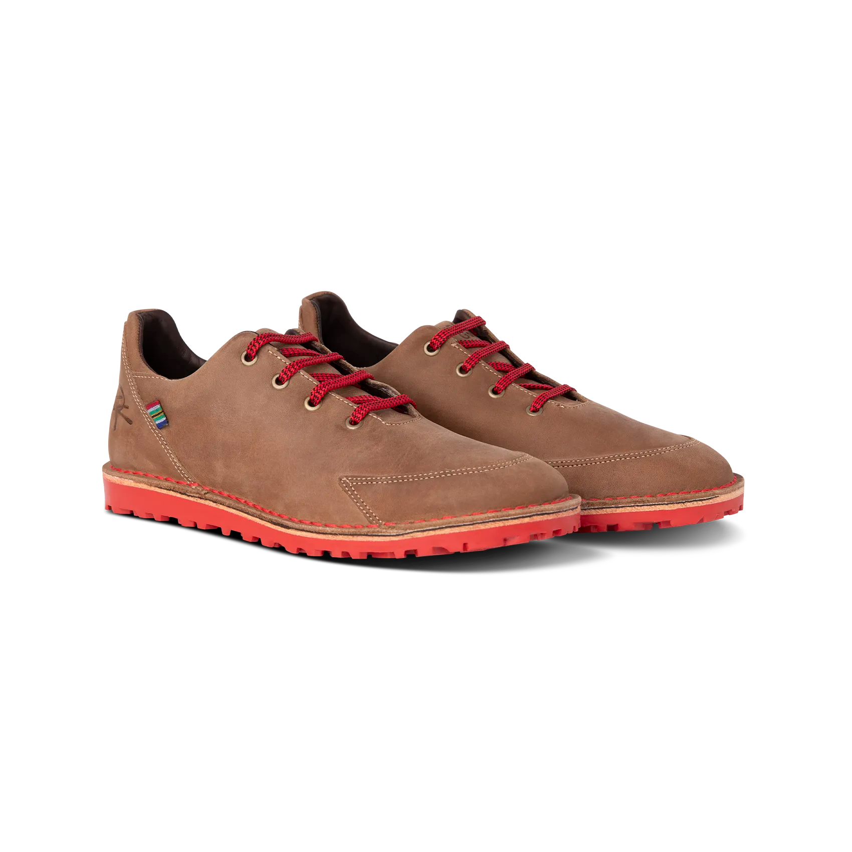 Veldskoen Men's Loft Golf Shoes with Red Sole - Comfortable & Durable Spikeless Golf Shoes for Walking Course - Perfect for Golf, Casual Wear & Outdoor Activities