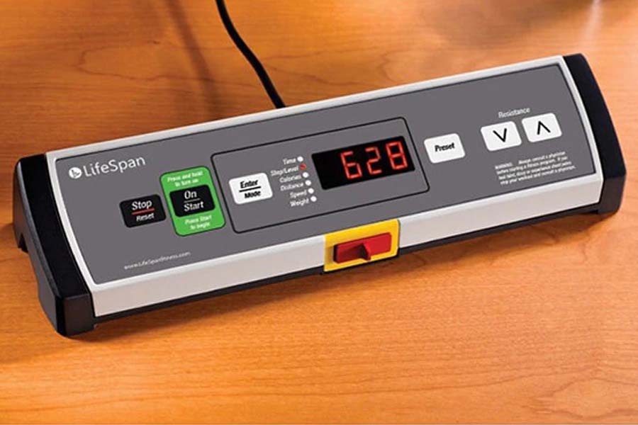 LifeSpan TR1200 GlowUp Under Desk Treadmill - Compact Walking Machine for Home & Office Use - Stay Active While Working or Watching TV