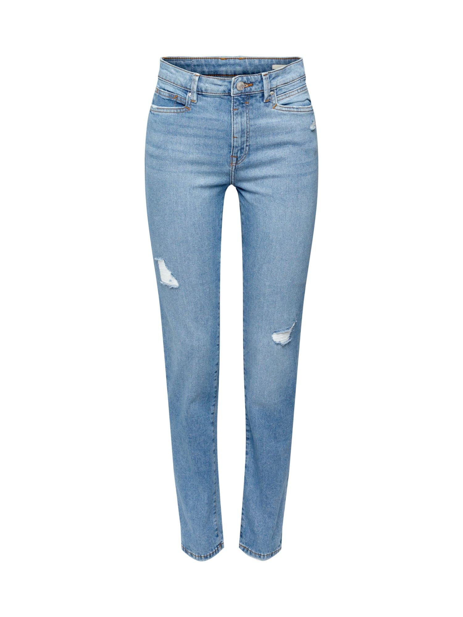 ESPRIT Women's High Waist Stretch Denim Jeans - Slim Fit Comfortable Skinny Pants for Casual Wear & Everyday Outfits