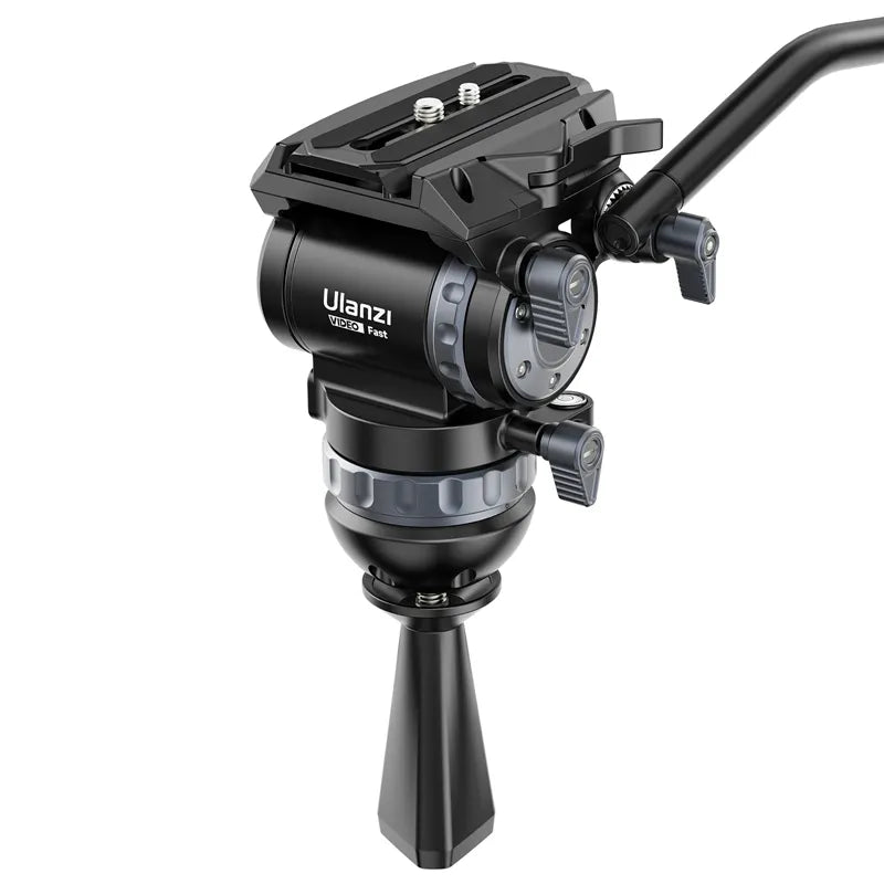 Ulanzi T045 VideoFast Heavy Duty Fluid Head Tripod - Professional Smooth Pan & Tilt for DSLR, Mirrorless, Camcorders - Perfect for Vlogging, Filmmaking, Travel Videos