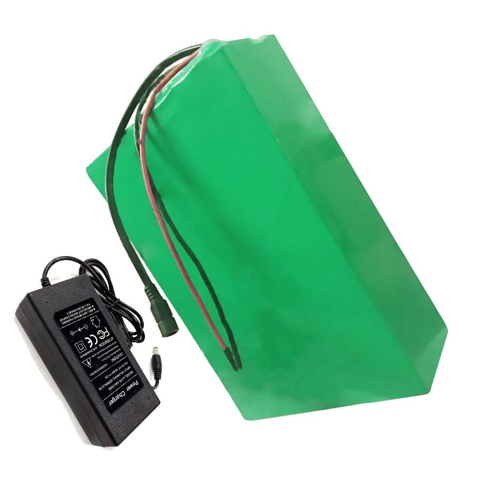 48V 12Ah 13S4P Lithium Ion Battery Pack for E-Bike Electric Bicycle - 200x125x70mm with Charger | Customizable Power Solution for Commuting, Mountain Biking & Long-Distance Rides