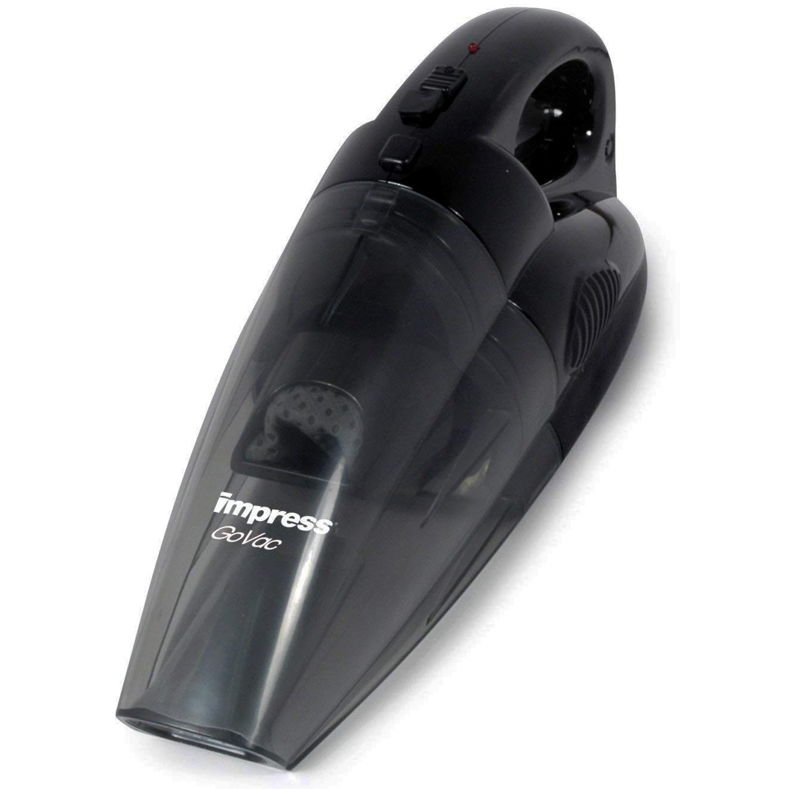 GoVac Handheld Cordless Rechargeable Vacuum Cleaner with Charging Base - Powerful 120W Suction, Lightweight & Portable for Pet Hair, Car, Home Cleaning (Black) | Ideal for Quick Cleanups on Furniture, Stairs, and Small Spaces