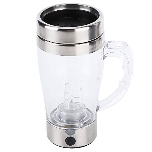 350ml Automatic Electric Self-Stirring Coffee Cup - Stainless Steel Mixing Mug for Coffee, Tea & Hot Chocolate - Perfect for Office, Travel & Home Use
