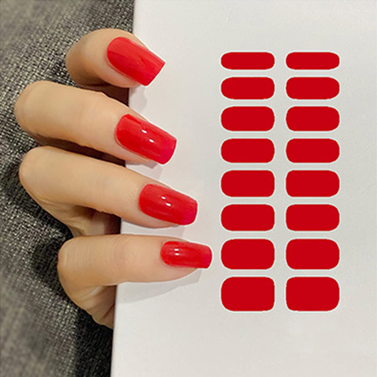 12 Sheets Solid Color Nail Polish Strips - Self-Adhesive Nail Art Stickers for Women & Girls | Full Wraps Manicure Decals in Pure Colors | Perfect for Parties, Weddings, Daily Nail Care & DIY Home Manicures