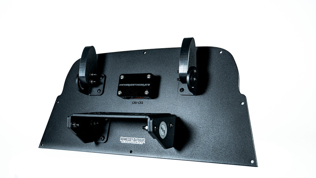 H.O.E. Dual Console Mount System for Caymas CX18 2019+ Boats - Perfect for Fishing & Marine Navigation Accessories