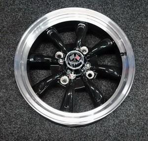 Wolfrace VW 15x5.5 4x130 ET32 Black Alloy Wheels - Set of 4 for Volkswagen Beetle, Golf, Jetta - Perfect for Street Performance & Custom Car Upgrades