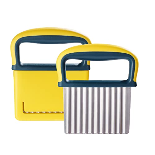 Yellow Crinkle Cutter 2Pcs