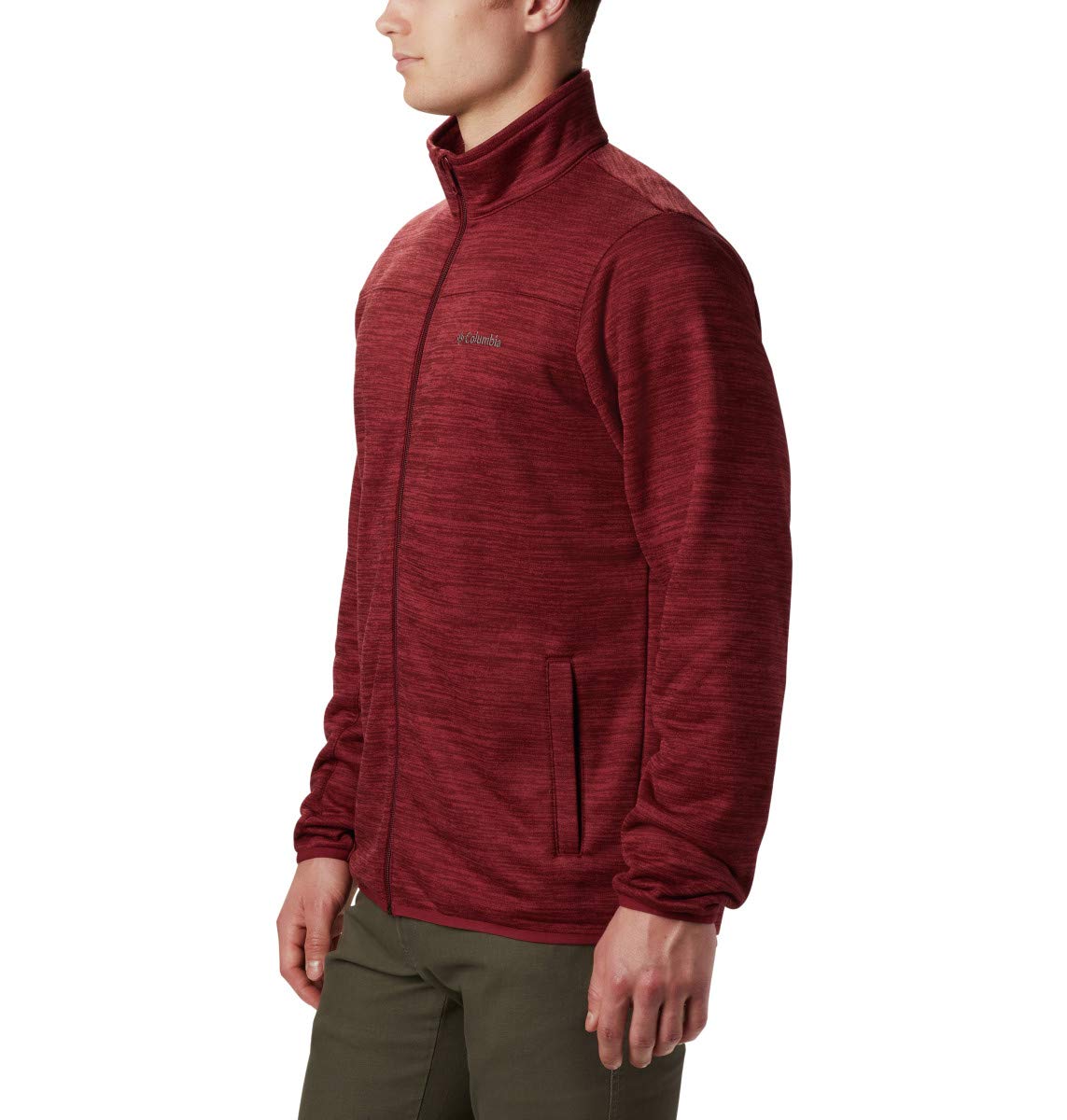 Columbia Men's Birch Woods II Full Zip Fleece Jacket - Warm & Comfortable Outdoor Fleece for Hiking, Camping & Casual Wear