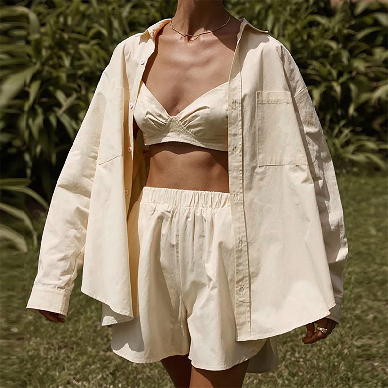 Couples Matching Outfits - Women's 2-Piece Lounge Shorts Set | Cute & Comfy Vacation Clothes for Mexico Trip | Perfect for Beach Getaways, Date Nights & Relaxing at Home