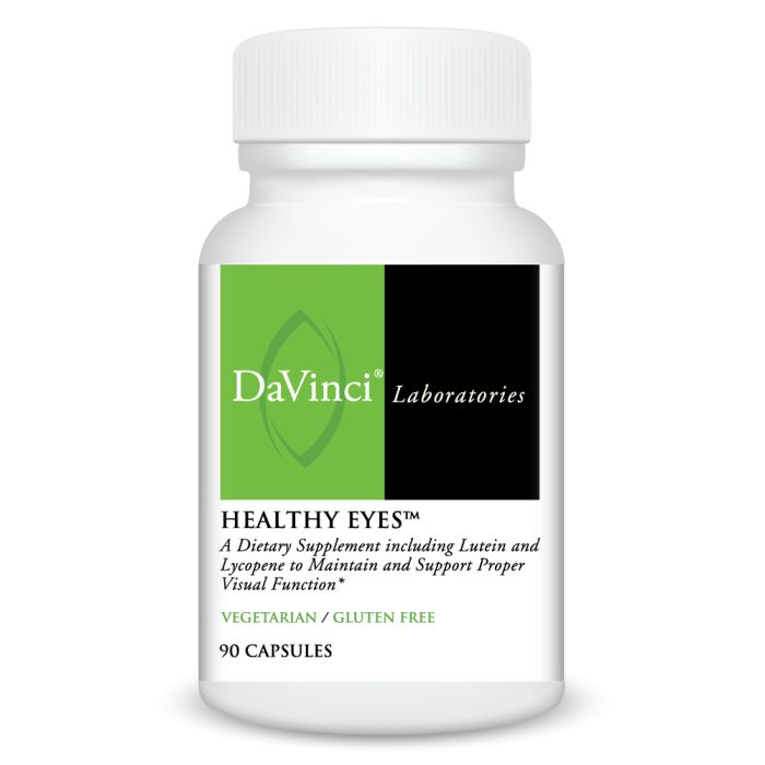 Davinci Labs Healthy Eyes Supplement - Vision Support with Lutein & Zeaxanthin - Eye Health Vitamins for Adults - Perfect for Computer Users & Gamers