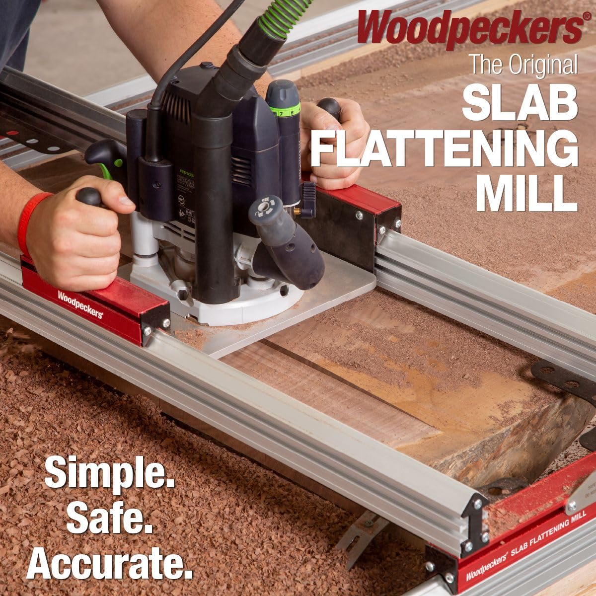 Woodpeckers Slab Flattening Mill – Extended 38
