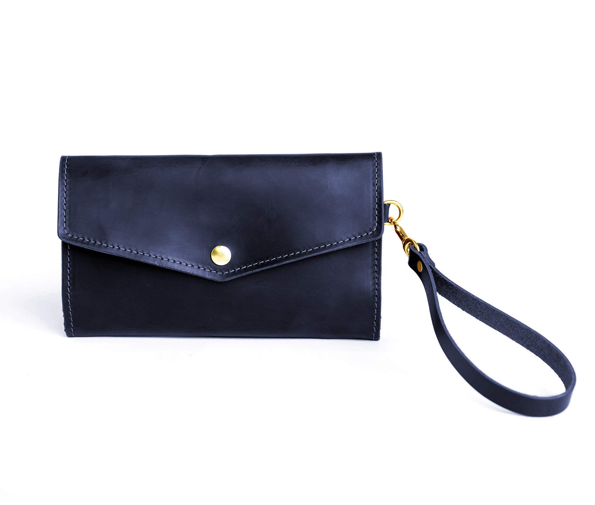 Women's Genuine Leather Clutch Wallet - Slim Trifold Design with RFID Protection | Perfect for Evening Events, Travel & Everyday Use