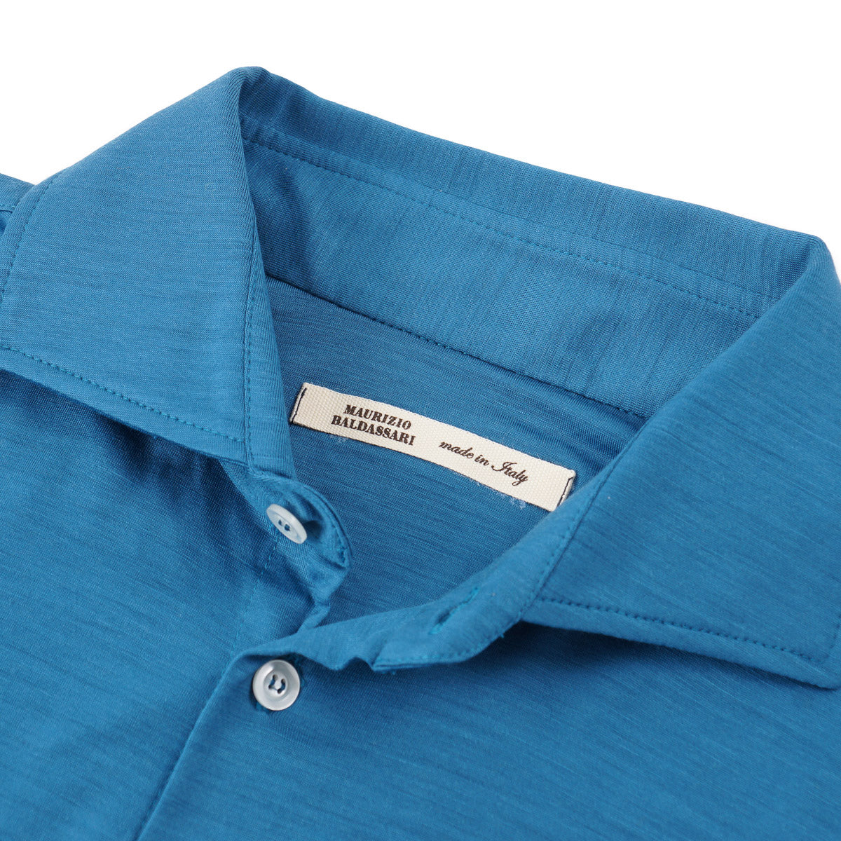 Maurizio Baldassari Men's Jersey Wool Shirt - Soft & Breathable Knit Top for Casual Wear & Layering | Perfect for Office, Travel & Outdoor Activities