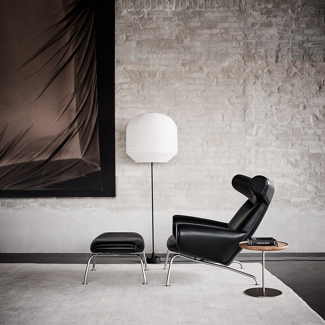 Erik Jørgensen Wegner Ox Ottoman for Ox & Queen Chairs - Premium Footrest for Living Room & Lounge Comfort