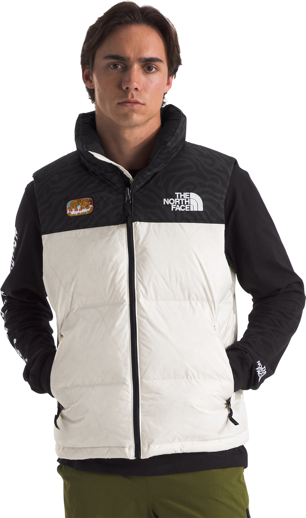 1996 Retro Nuptse Vest for Men - Lightweight Puffer Vest Jacket for Outdoor Winter Activities, Hiking & Casual Wear