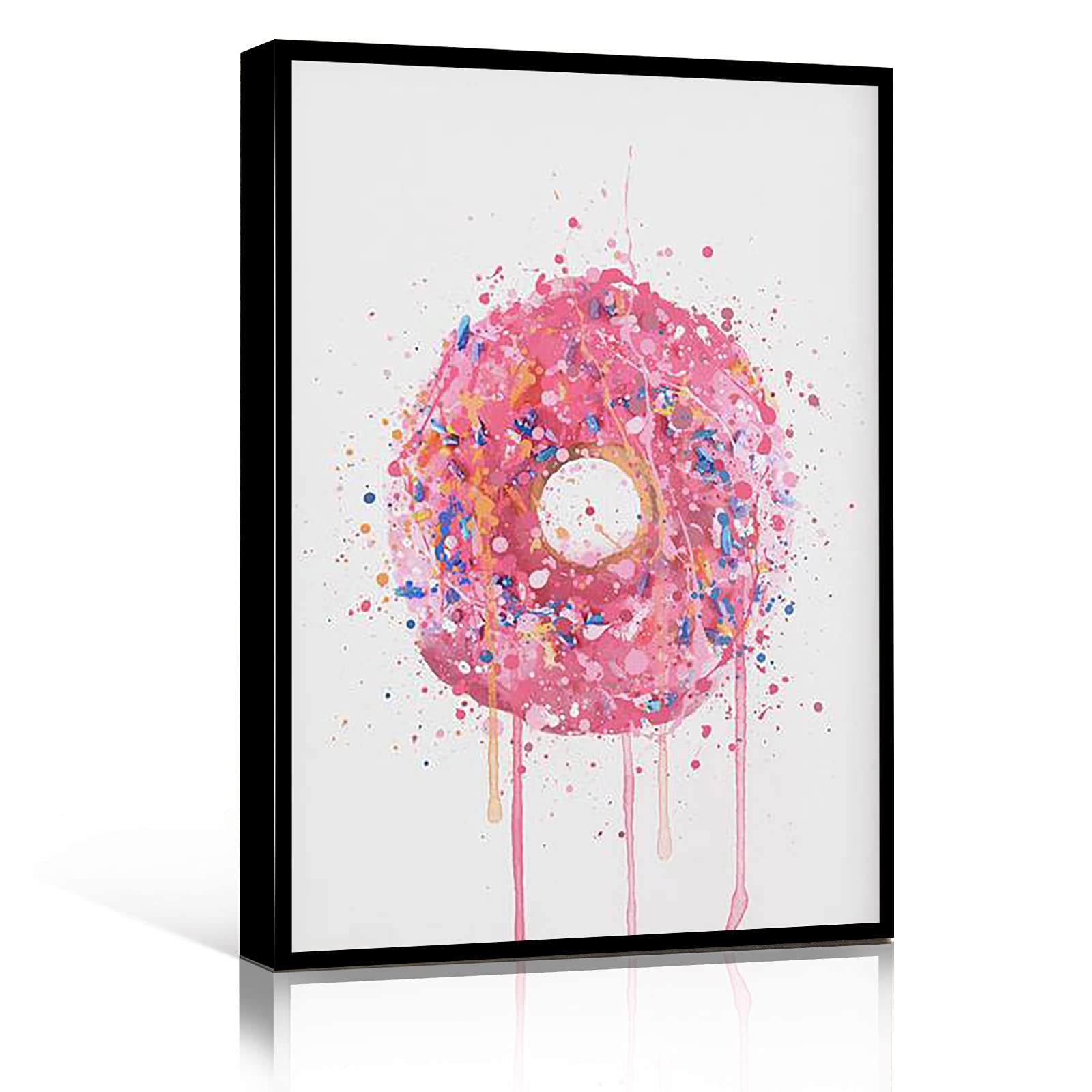 Italian Restaurant Decor - Wood Framed Canvas Wall Art 12x18