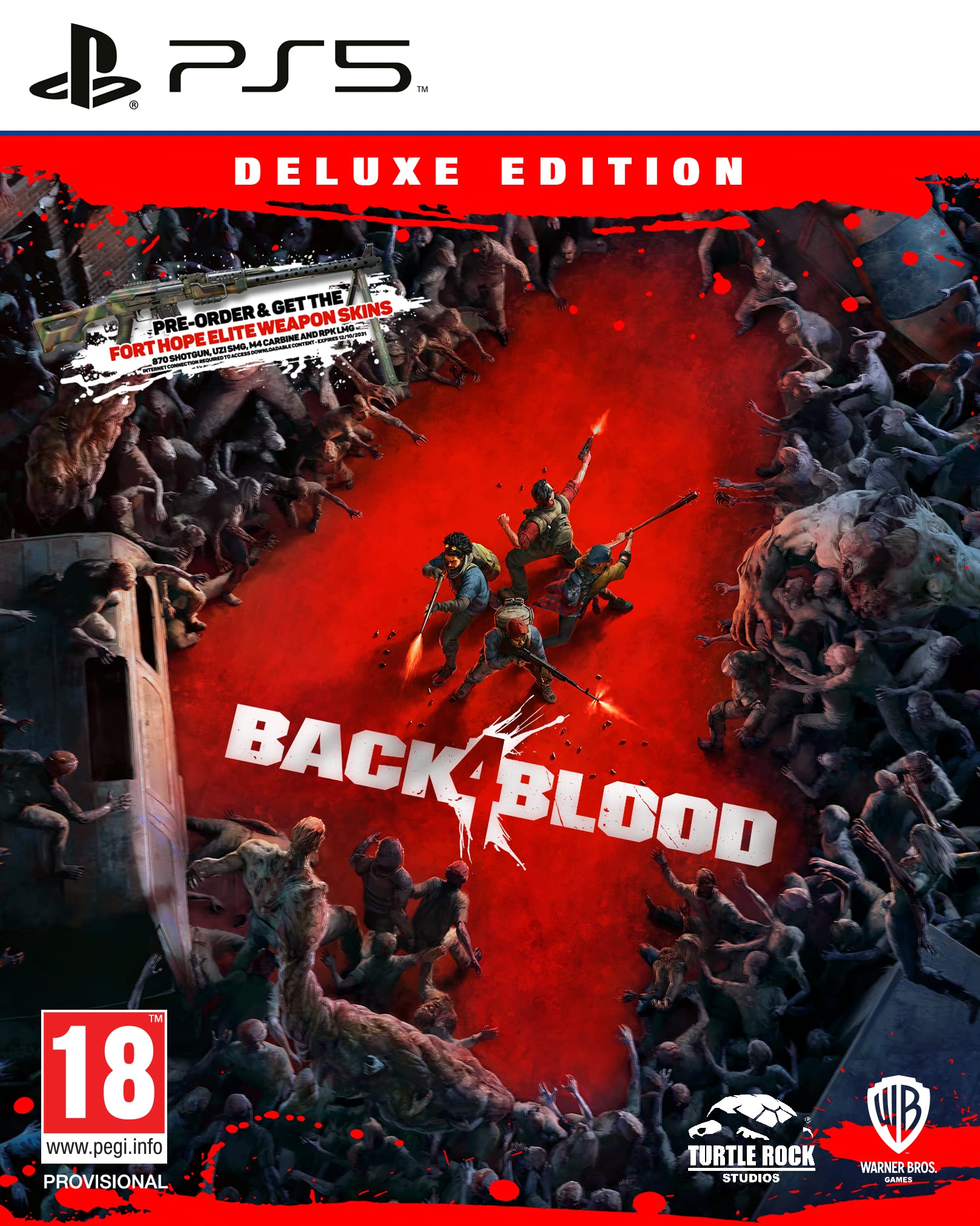 Back 4 Blood Deluxe Edition - Warner Bros PC Game | Cooperative Zombie Shooter for Multiplayer Gaming with Friends