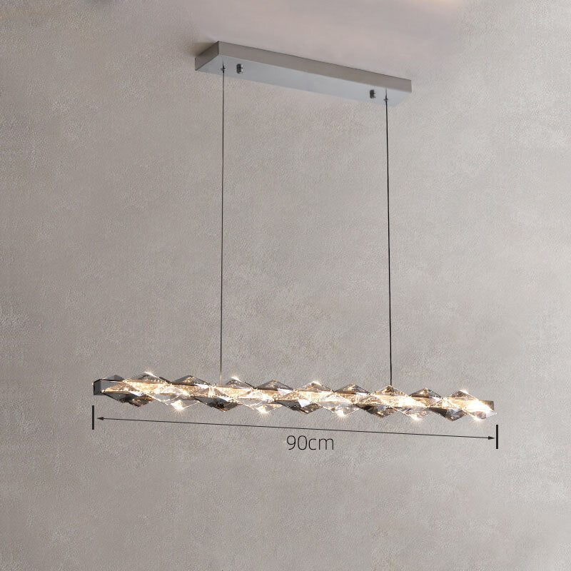 Elegant Crystal Ring Chandelier Lighting Fixture - Modern Ceiling Light for Living Room, Bedroom & Dining Room Decor | Perfect for Home, Wedding & Event Lighting