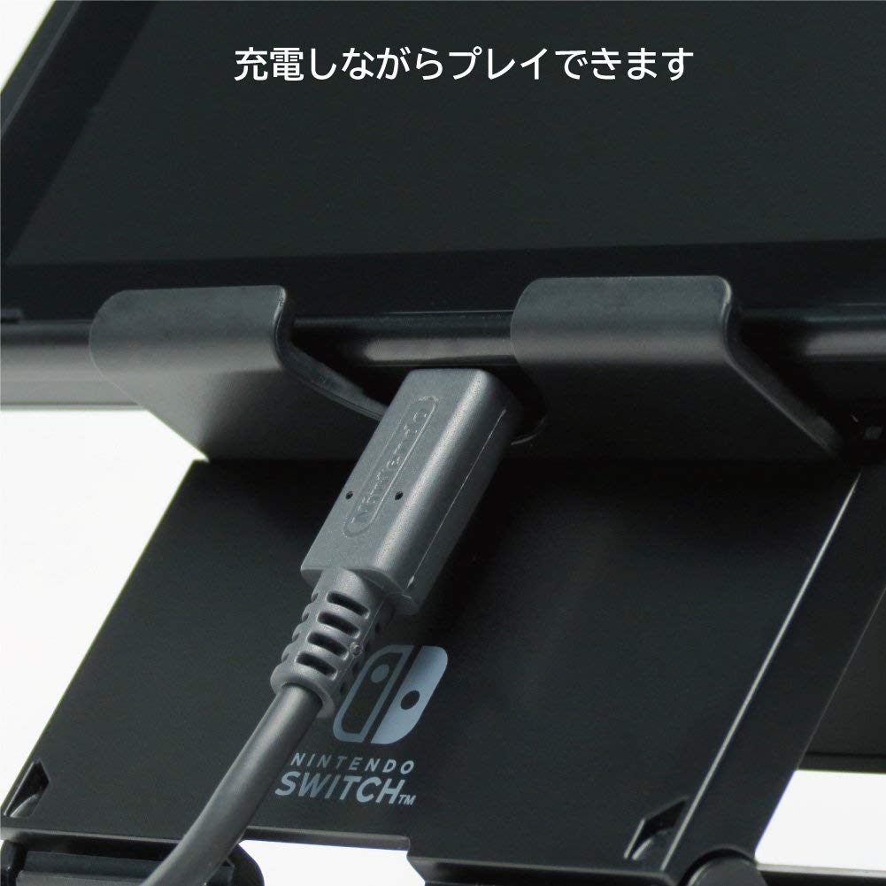Hori Playstand for Nintendo Switch - Adjustable & Portable Gaming Stand for Switch & Switch OLED - Perfect for Travel, Bedroom & Multiplayer Gaming