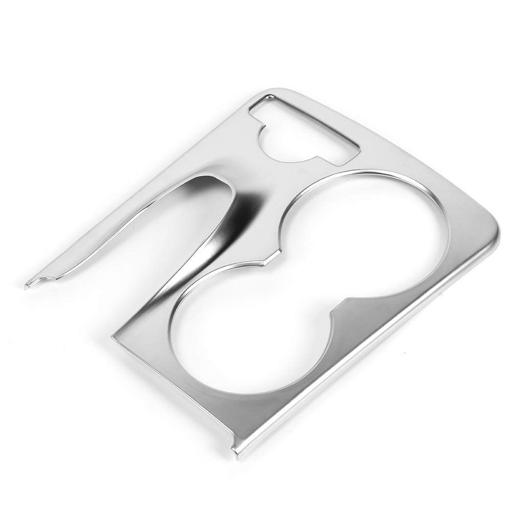 Acouto Chrome Cup Holder Cover for Benz GLK-Class (X204) 2008-2015 - Car Interior Upgrade Accessory for Stylish Protection