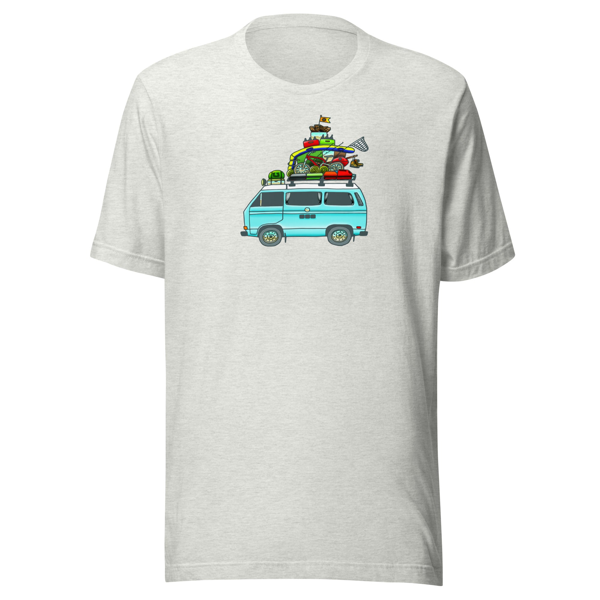 RAD Vanagon Vintage Graphic T-Shirt - Cool Retro VW Bus Tee for Men & Women - Perfect for Road Trips, Camping & Outdoor Adventures