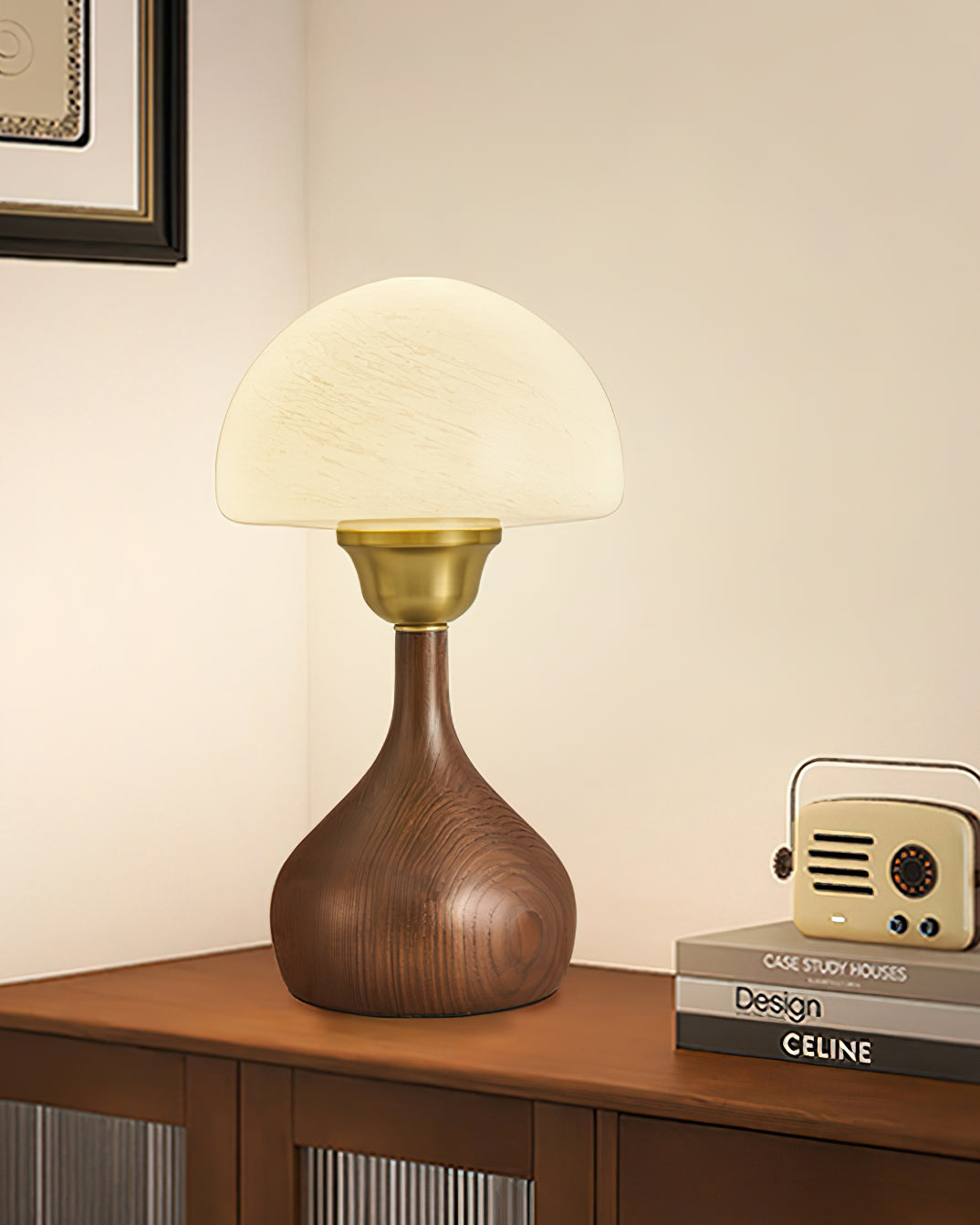 Alice Table Lamp - Modern LED Bedside Lamp with Touch Control & USB Port - Perfect for Bedroom, Living Room, and Office Lighting
