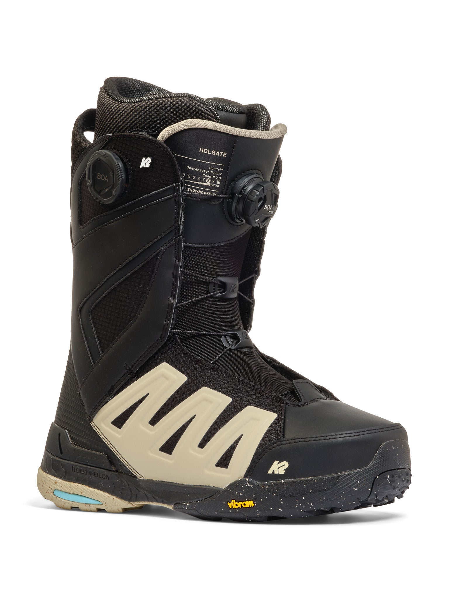 K2 Holgate Snowboard Boots 2025 - Men's & Women's All-Mountain Snowboard Boots for Freestyle & Freeride - Comfortable & Durable for Winter Sports & Snowboarding Adventures