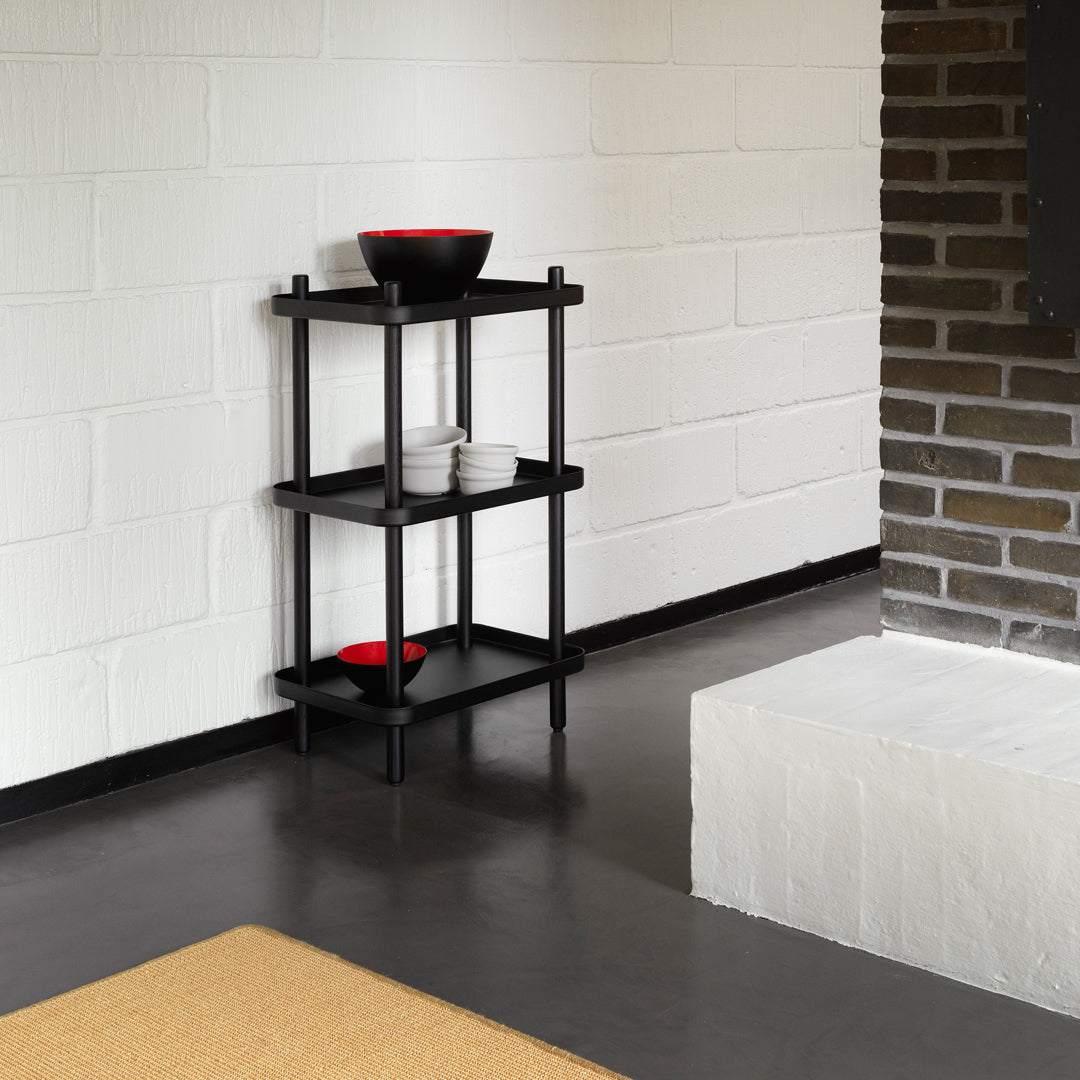 Simon Legald Block Shelf by Normann Copenhagen - Modern Wooden Wall Shelf for Living Room, Bedroom & Office Decor