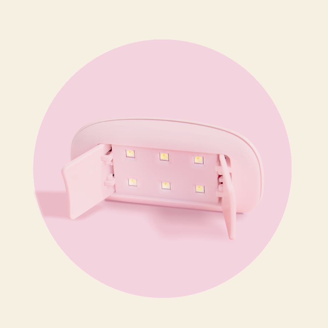 Mitty Mini Cordless LED Nail Lamp 6W - Portable UV/LED Nail Dryer for Gel Polish Curing - Perfect for Home Manicures & Salon Nail Art