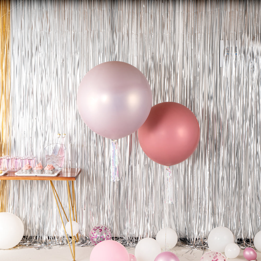 Balloonify Metallic Champagne Pink Latex Balloons - 36 Inch, Pack of 10 | Perfect for Birthday Parties, Weddings & Baby Showers